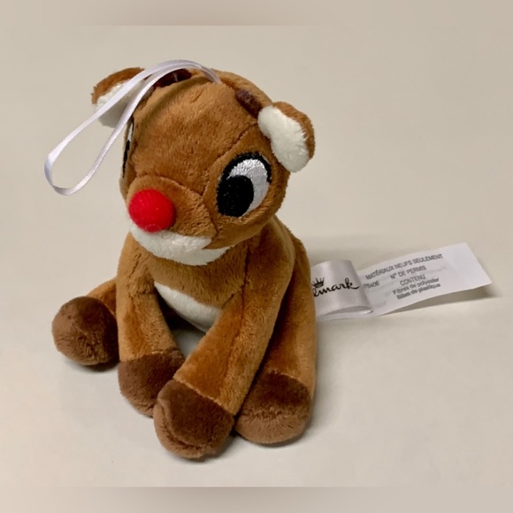 Hallmark | Toys | Hallmark Plush Baby Rudolph The Red Nose Reindeer ...